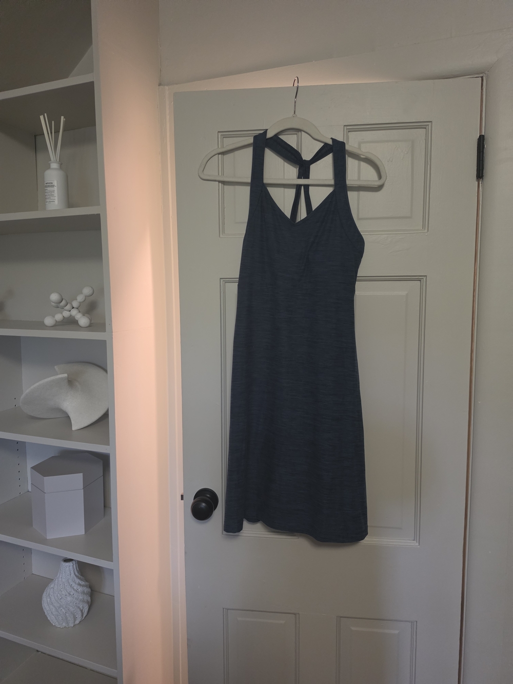 Kyodan Sleeveless Navy Blue Strappy Back Dress